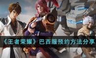 王者荣耀2023巴西服怎么预约