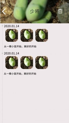 多肉花草日记截图1