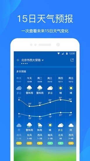 小米天气预报截图1