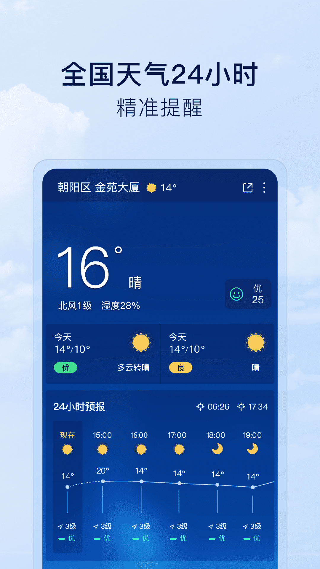 默契天气app截图2