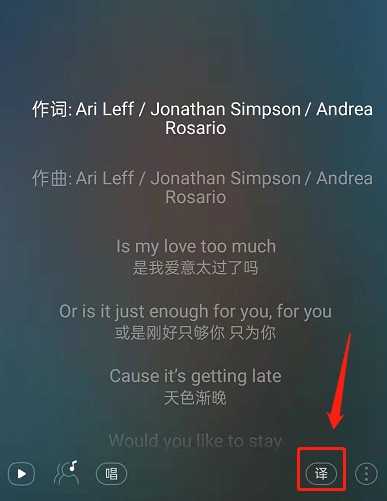 《网易云音乐》歌词翻译关闭方法