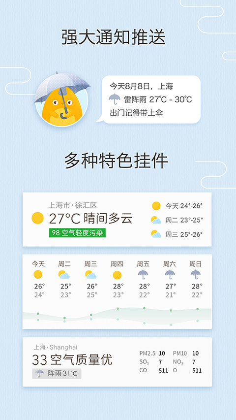 我的天气app截图2