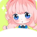 jk漫画粉头发女孩头像